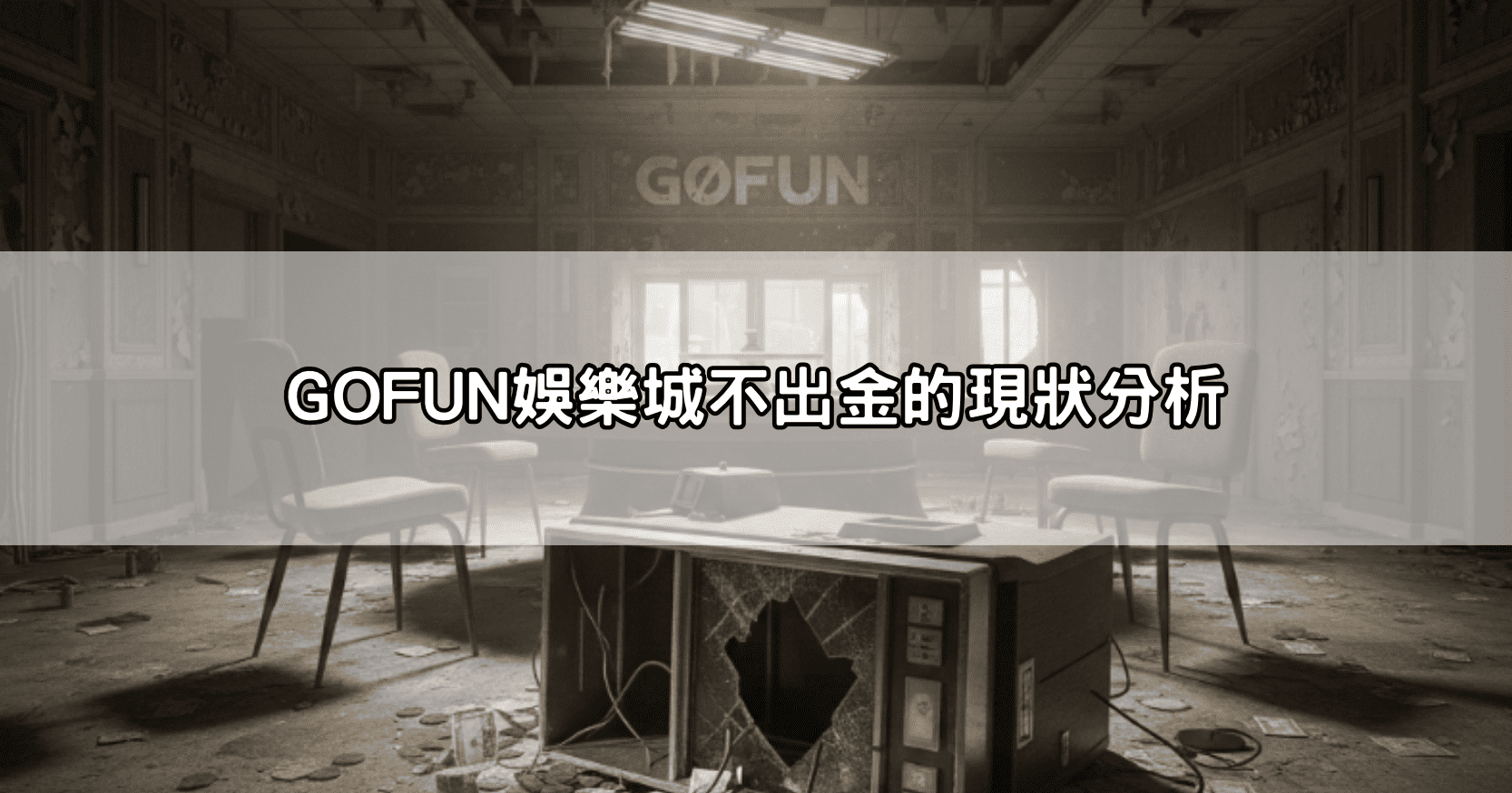 GOFUN娛樂城不出金的現狀分析